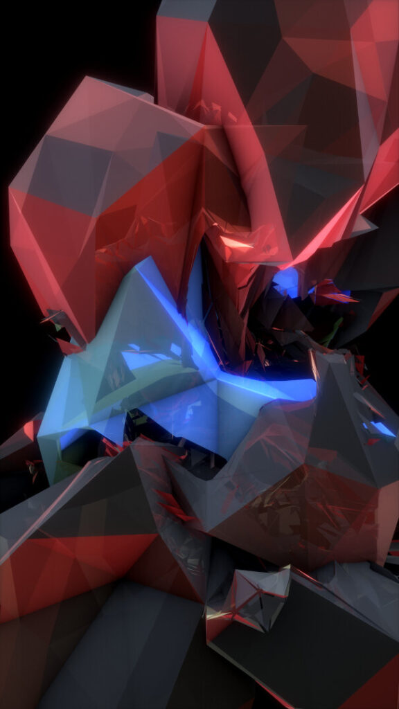 Fracture #21 — procedural geometry with boolean set operations