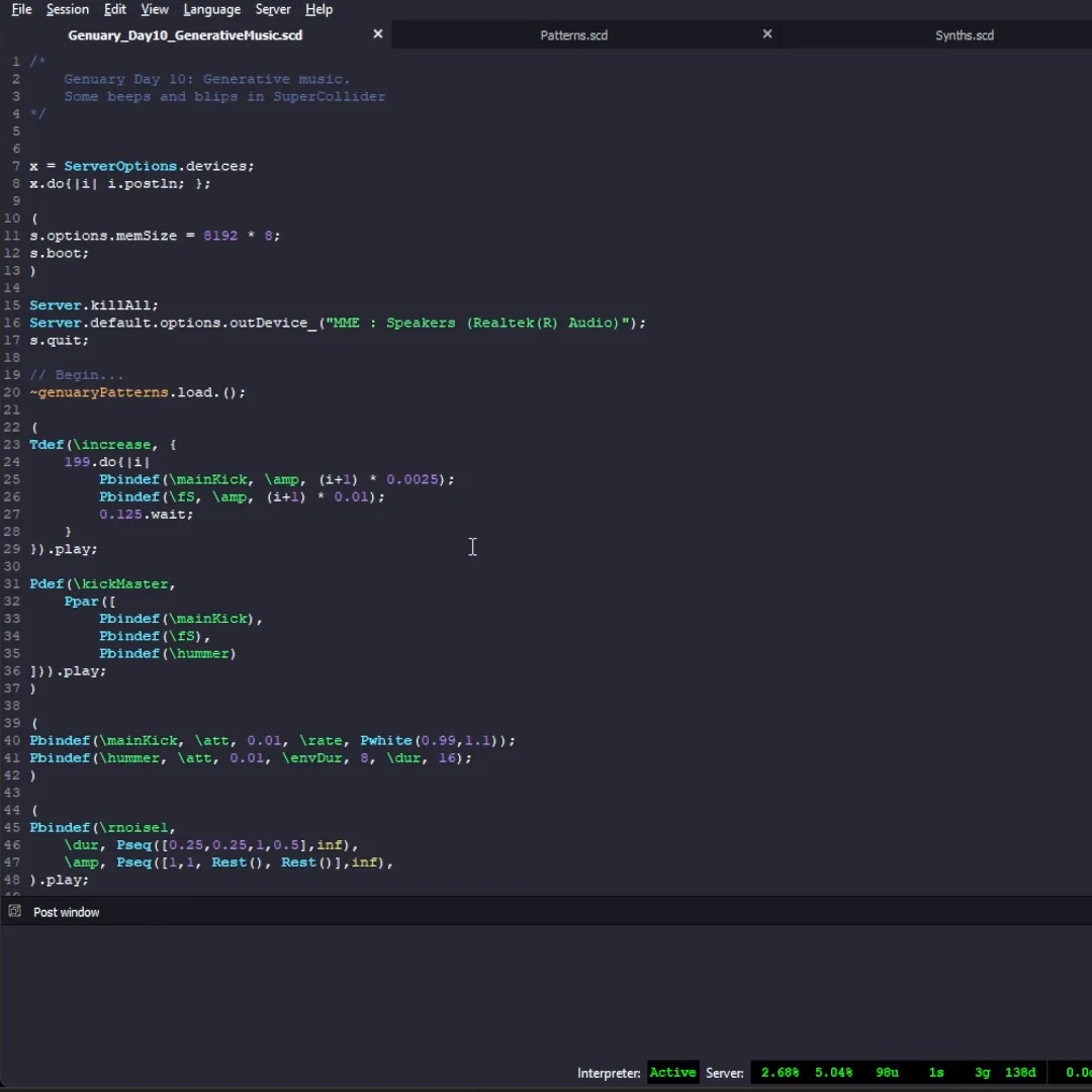 Genuary 2023 — Day 10